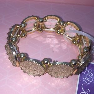 Sparkly Stones stretch bracelet